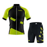 tenue cycliste ete jaune poches 1