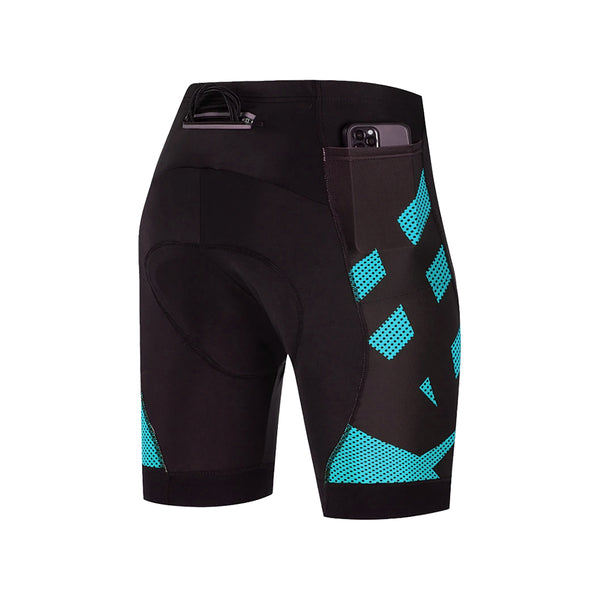 tenue cycliste ete turquoise poches 2