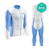 TENUE CYCLISTE HIVER HOMME BLEU - CUBIC+ tenue cyclisme homme CycloPro XS 