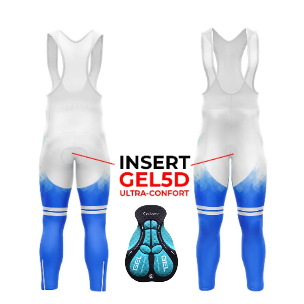 Winter Radsport -Outfit Blue Man - Kristall+