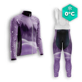 TENUE CYCLISTE HIVER HOMME VIOLET - SNOW+ tenue cyclisme homme CycloPro XS 