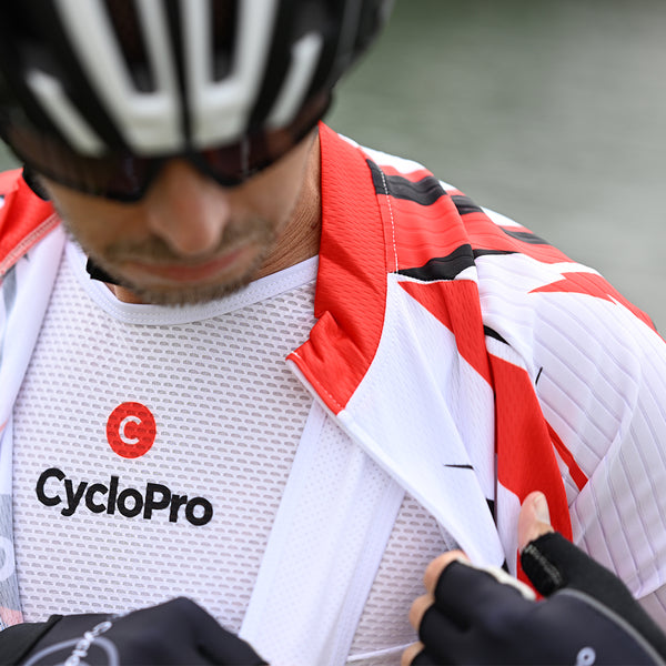 RH Maillot de cyclisme MTB Homme (Rouge RH Maillot de cyclisme MTB Homme (Rouge