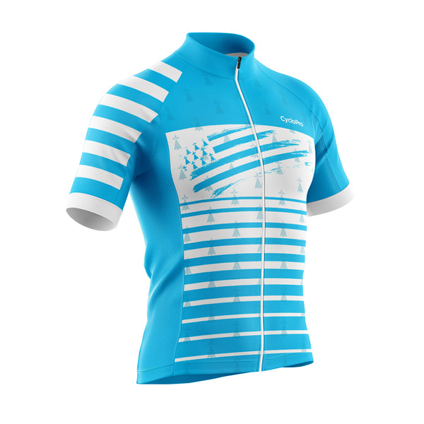 tenue de cyclisme bleu ciel bretagne 2