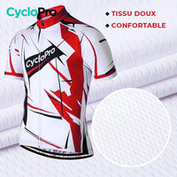 TENUE DE CYCLISTE ROUTE ROUGE - SENSAS+ Tenue de cyclisme été CycloPro 