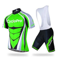 TENUE DE CYCLISTE ROUTE VERTE - SHAPE+ Tenue de cyclisme été CycloPro Avec XXL 