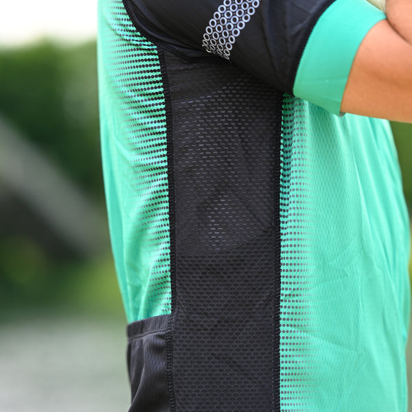 tenue eklips cycliste turquoise 3