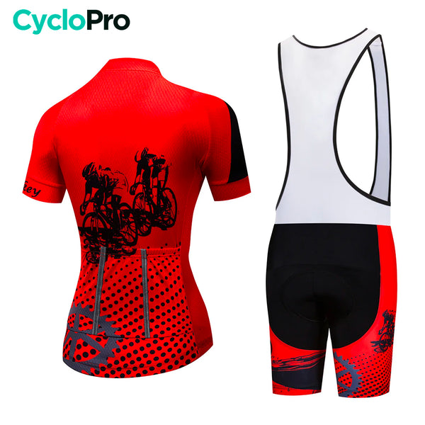 tenue femme cyclisme ete cycling dos