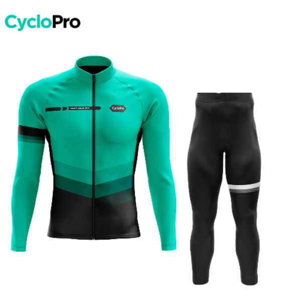 Tenue cycliste hiver Bleue - Agility