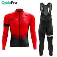 Tenue cycliste hiver Rouge - Agility