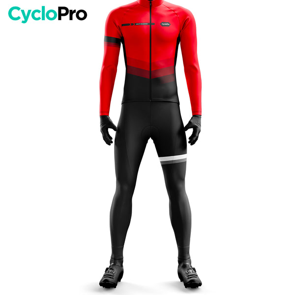 Tenue cycliste hiver Rouge - Agility