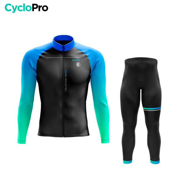 Tenue cycliste hiver - Collection Azure