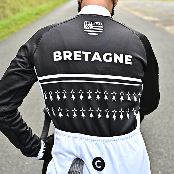 Maglia ciclistica lunga - inverno - Brittany - Destino