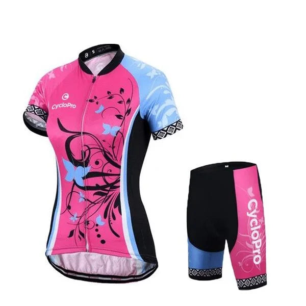 Tenue Vélo de Route à Fleurs - Confort+ Tenue de cyclisme été GT-Cycle Outdoor Store Sans bretelles 3XL 