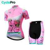 tenue velo de route rose happy 1