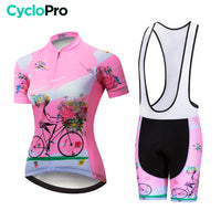 Tenue Vélo de Route Rose - Happy+