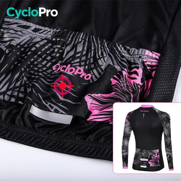 MAILLOT LONG DE CYCLISME NATURA - HIVER