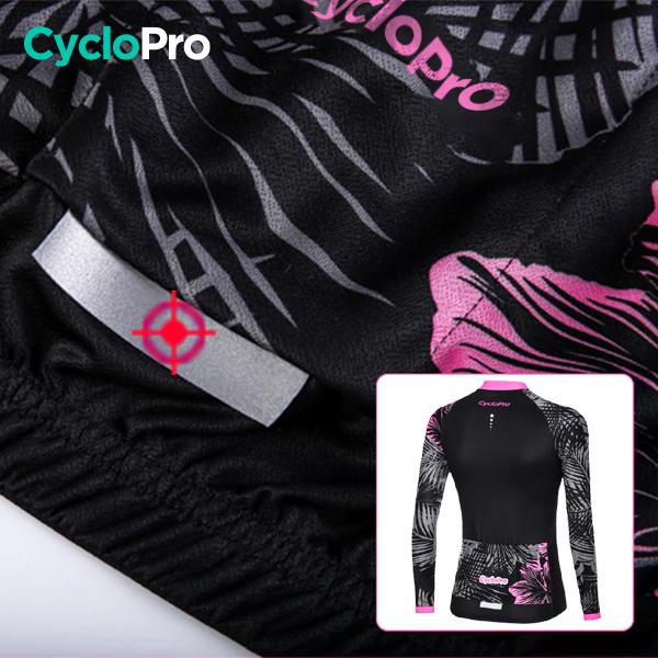 MAILLOT LONG DE CYCLISME NATURA - HIVER