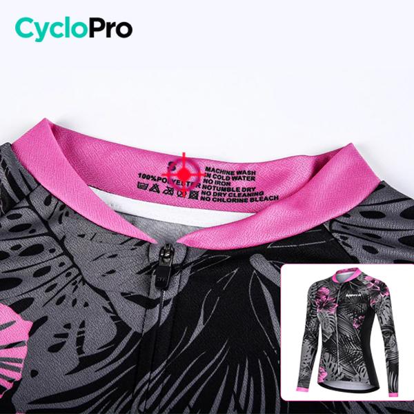 MAILLOT LONG DE CYCLISME NATURA - HIVER