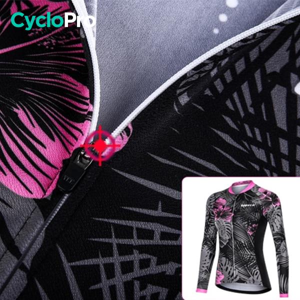 MAILLOT LONG DE CYCLISME NATURA - HIVER