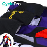 MAILLOT LONG DE CYCLISME MOSAIQUE - HIVER