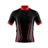 tenue cyclisme Rouge solidity maillot face