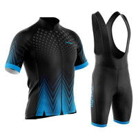 tenue cyclisme bleu ecco