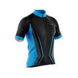 tenue cyclisme bleu solidity maillot 3 4
