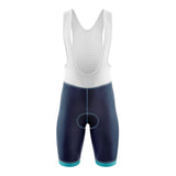tenue cyclisme bleue artistic cuissard face