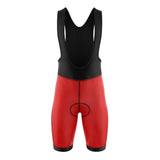 tenue cyclisme rouge luminar cuissard face