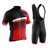 tenue cyclisme rouge turbo