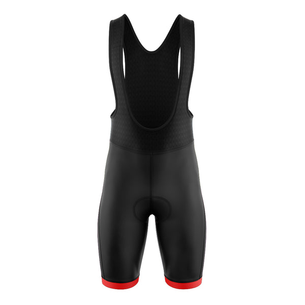 tenue cyclisme rouge turbo cuissard face