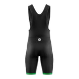 tenue cyclisme vert ecco cuissard dos