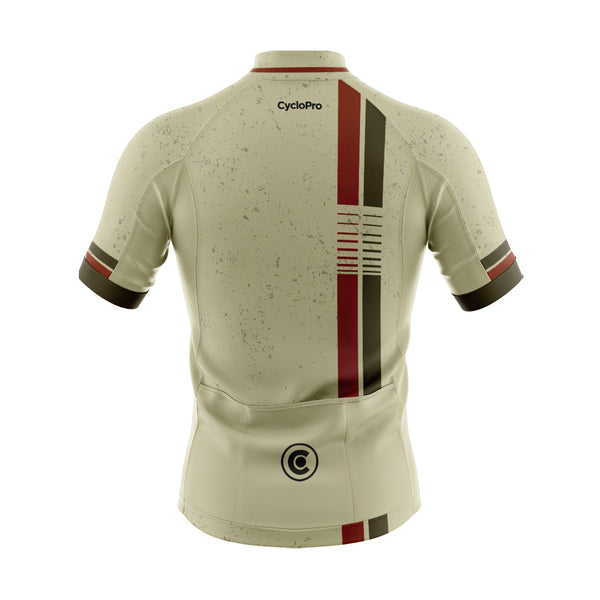 tenue cyclisme vintage blanche maillot dos