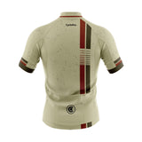 tenue cyclisme vintage blanche maillot dos