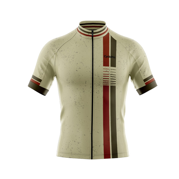 tenue cyclisme vintage blanche maillot face