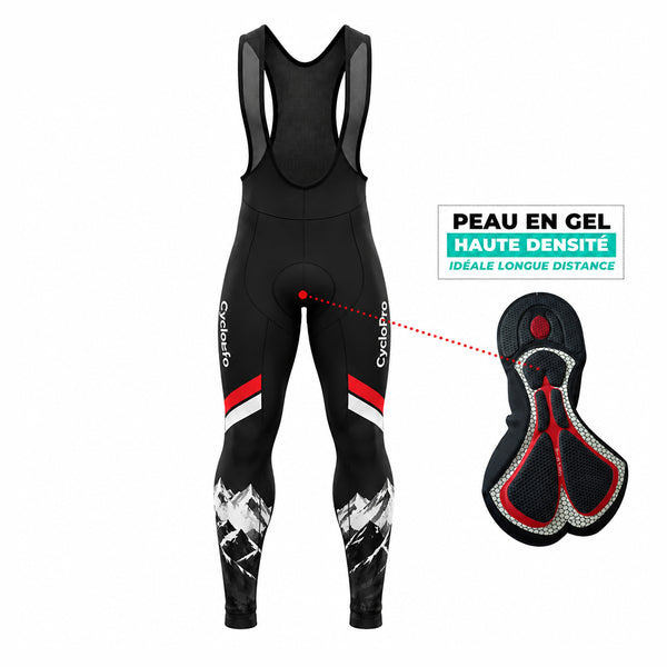 Tenue cycliste hiver noire et rouge - Route des cols - photo 5