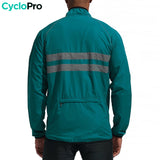 veste coupe vent cyclisme dos