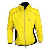 Veste de cyclisme coupe-vent et réfléchissant Cyclo Pro Manches longues - Jaune L 