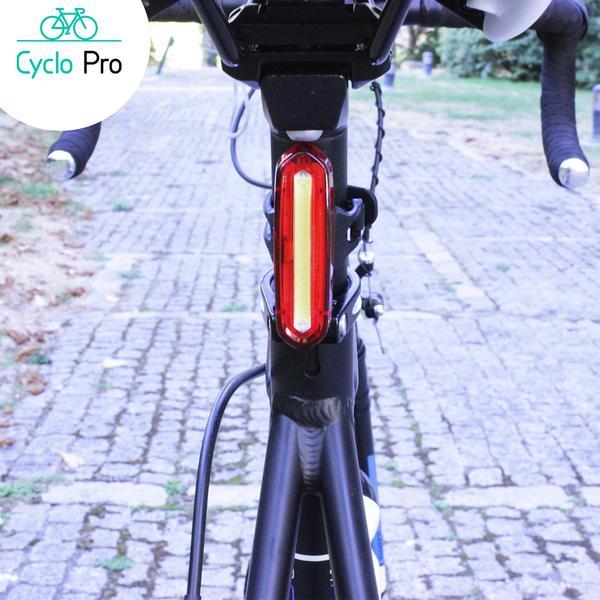 2 en 1 - Eclairage vélo rouge et blanc en 1 Lampe LED vélo - Kit éclairage  vélo