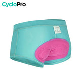 Boxer Cyclisme/VTT Absor+ - Femme - DESTOCKAGE Cyclo Pro Turquoise S 
