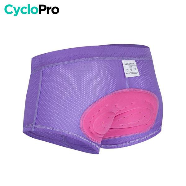 Boxer Cyclisme/VTT Absor+ - Femme - DESTOCKAGE Cyclo Pro Violet S 
