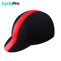 Casquette Noire et Rouge - Speed+ casquette cyclisme X-TIGER Official Store 