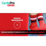 Chaussettes pour cycliste Verte Chaussettes respirantes X-TIGER Official Store 