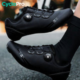 Chaussures vélo de route noir - Road+ chaussures de route vélo CycloPro 