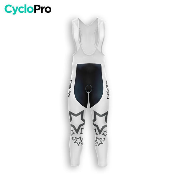 COLLANT CYCLISTE AUTOMNE HOMME BLANC - STAR+ cuissard long homme GT-Cycle Outdoor Store 