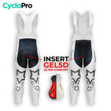 COLLANT CYCLISTE AUTOMNE HOMME BLANC - STAR+ cuissard long homme GT-Cycle Outdoor Store 