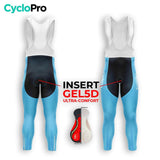 COLLANT CYCLISTE AUTOMNE HOMME BLEU - SPEED+ cuissard long homme GT-Cycle Outdoor Store 
