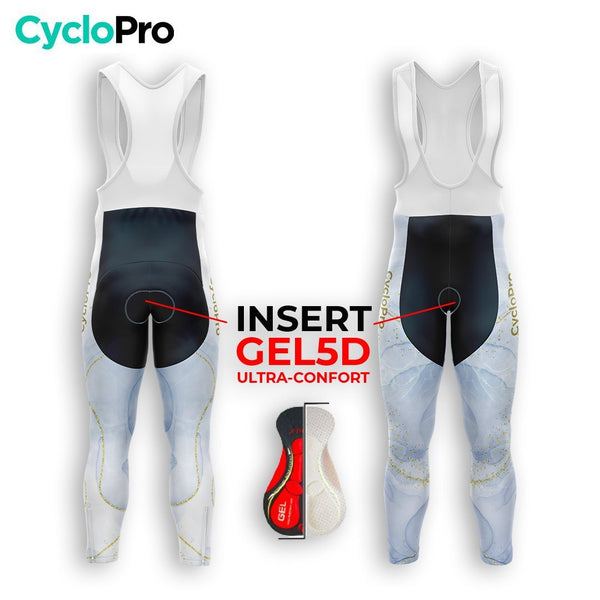 COLLANT CYCLISTE AUTOMNE HOMME BLEU - TEINTE+ cuissard long homme GT-Cycle Outdoor Store 