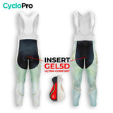 COLLANT CYCLISTE AUTOMNE HOMME VERT - TEINTE+ cuissard long homme GT-Cycle Outdoor Store 