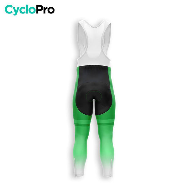 COLLANT CYCLISTE AUTOMNE HOMME / VERT - TRACE+ cuissard long homme GT-Cycle Outdoor Store 